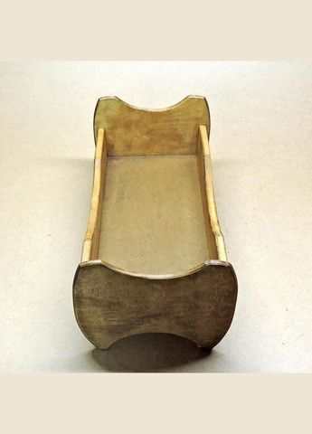 Ліжко для ляльок з дерева Жасмін капучино (КРТ-000703) No Brand (328605779)