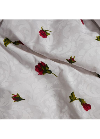 Комплект постільної білизни Бязь Gold Люкс Полуторний 143х210 наволочки 4х70х70 (MS-820009679) Moon&Star Romantic Rose (356114474)