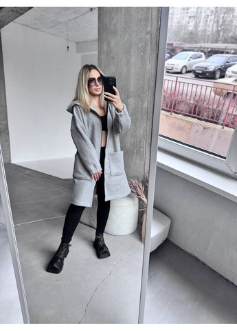 Серый демисезонный кардиган Vione