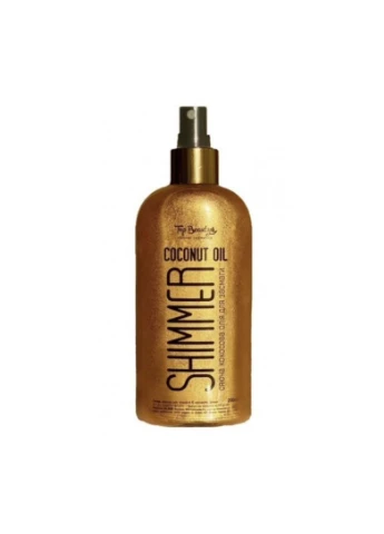 Кокосова олія для засмаги з шимером Shimmer Coconut Oil Gold 200 мл Top Beauty (375215541)