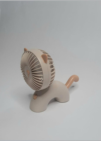 Портативный вентилятор Котик с подвижным аккумуляторным хвостом DianDY DD8028 No Brand (325701658)