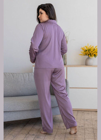 Комбинированная всесезон пижама женская классическая с кантом пф1300 фрезовый MiaNaGreen