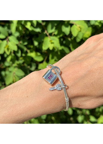 Срібний шарм Пандора "Замок і ключ" 790088C02 Kabluchka (355347478)