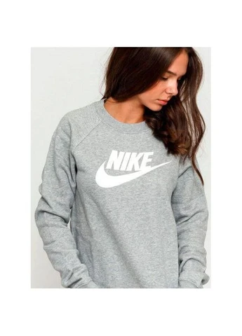 Світшот жіночий NSW ESSNTL FLC HBR BV4112-063 Nike CREW (397846806)