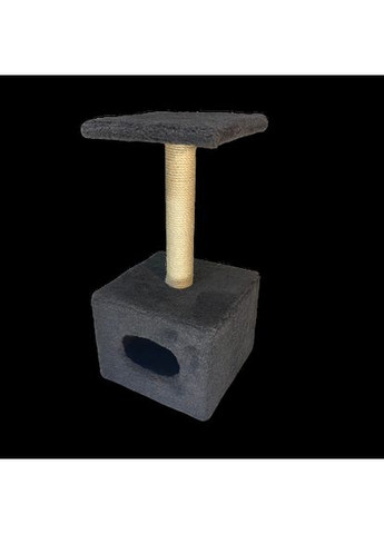 Дряпка Д1 с будкой серая, 32x32x65 см Природа (349861467)