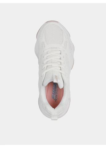Кроссовки Bobs Diego White 117685-W Skechers белые демисезоны (397990702)