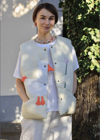 Жилетка «Качечка» з відстібним коміром HOCHUSOBITAKE (326051516)