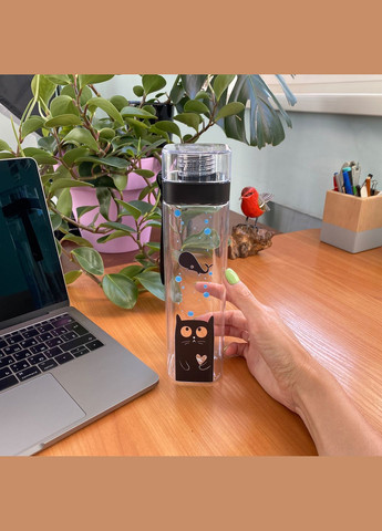 Бутылка для воды Кот Ziz 51102 (338216357)