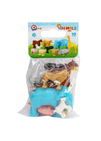 Дитячий ігровий набір "Фігурки тварин" 1102 домашні та дикі тварини No Brand (330604871)