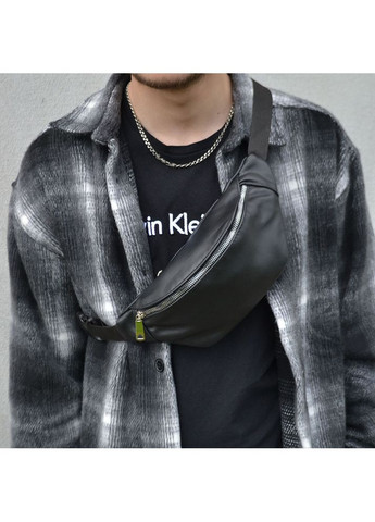 Чоловіча барсетка на пояс, Чоловіча чорна сумка, Сумка на пояс настегна, Бананка LS-871 жіноча містка TaigeXin (355890742)