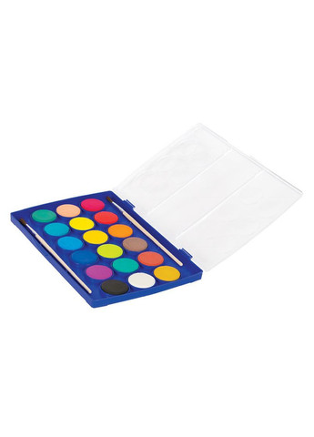 Краски акварельные 18 цв. + 2 кисточки Colorino (289479515)