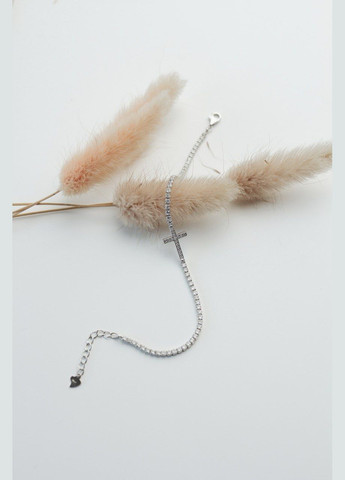 Браслет срібний із цирконієм БР0130, розмір No Brand (317577744)