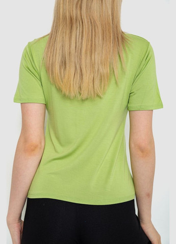 Світло-зелена літня футболка-топ жіноча Ager 186R511