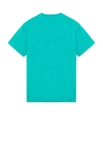 Голубая футболка 24113 aqua Stone Island