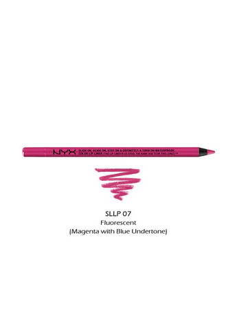 Контурний олівець для губ Slide On Lip Pencil (1,2 гр) 07 Fluorescent NYX Professional Makeup (279364062)
