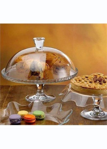 Тортовница стеклянная на ножке с крышкой Patisserie (95200) Pasabahce (334005144)