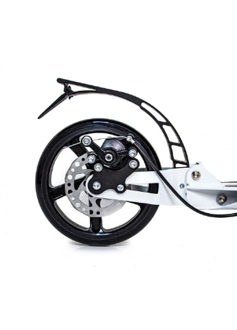 Двоколісний самокат Elite Plus SS-04, складаний з дисковим гальмом, білий Scale Sports (388508354)