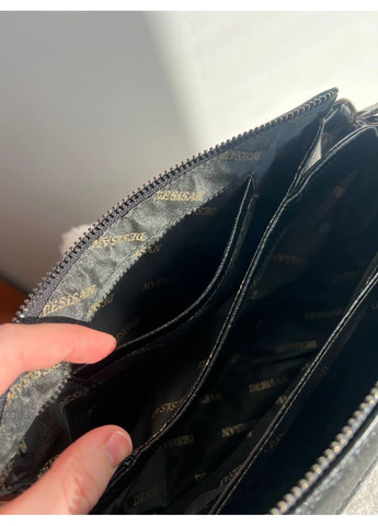 Сумка жіноча Натуральна шкіра флотар чорна (3017-1) Desisan (371883443)