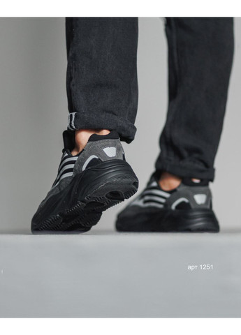 Темно-сірі кросівки adidas yeezy boost 700 v2 dark grey reflective No Brand