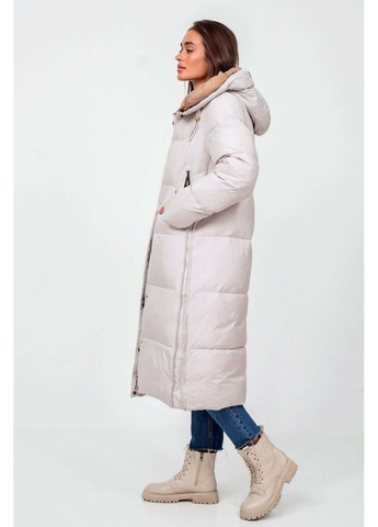 Перловий зимній Пуховик аляска Lora Duvetti