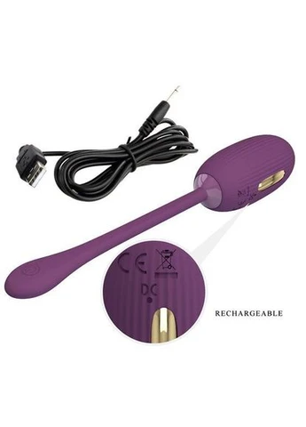 Віброяйце - Pretty Love Doreen Electric Shock Egg Purple (App) LyBaile (386468649)