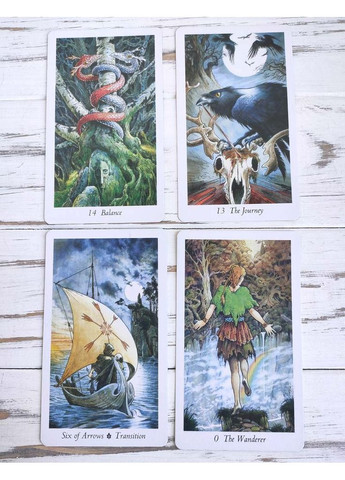 Подарунковий набір колода і книга Таро дикого лісу Wildwood Tarot No Brand (351372661)