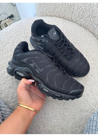 Кросівки Nike Air Max Plus Triple Black 604133-050 No Brand білі демісезони (366195236)