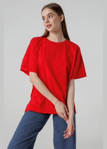 Червона всесезон футболка No Brand