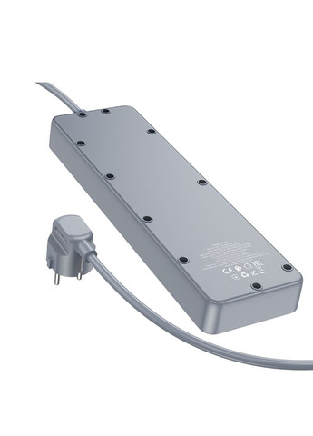 Сетевой удлинитель 5 position socket(1C3A)(EU) Black Borofone BAC4A Lord (340277558)