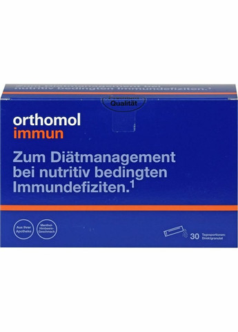Витамины для восстановления и поддержки иммунной системы Immun (гранулы прямого действия со вкусом ментола и малины на 30 дней) Orthomol (280265855)