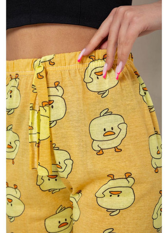 Штани жіночі домашні, колір жовтий, 238R58009 Ango (327795920)