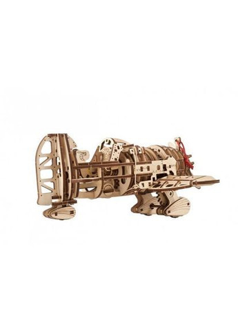 Деревянный механический 3D конструктор Самолет Бешеный Шершень () UGEARS 70183 (370499322)