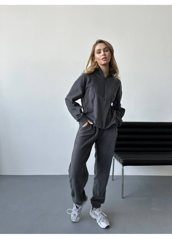 Жіночий флісовий термокостюм з горловиною та затяжками | Заміри в описі Vione (367077622)