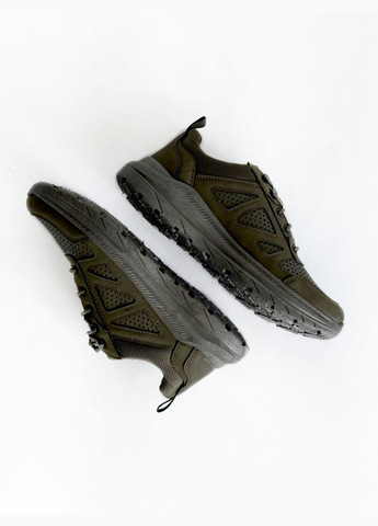 Темно-зеленые трекинговые кроссовки степная тропа Dago