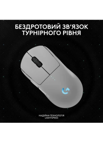 Мышь G PRO 2 Wireless Оптическая средняя белая 63,5х125х40 мм Logitech (386698468)