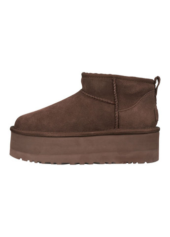 Угі UGG Classic Ultra Mini Platform Chocolate унісекс шоколад No Brand (361849769)