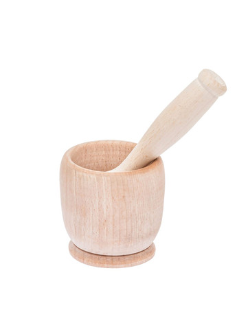 Ступка з товкачиком дерев'яна 9х9 см Woodly (349442569)