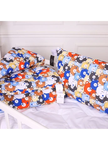Подушка антиалергенна Kids Time 20-0032 Colored bears бязь 40*60 Mirson (399967334)