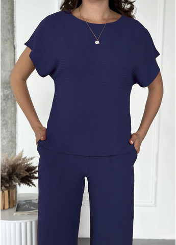 Яркий стильный летний костюм из креп-жатки INNOE Костюм (353303141)