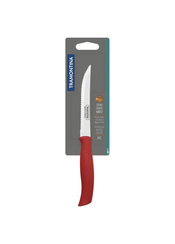 Кухонний ніж (m309773) Tramontina Soft Plus Red Steak 127 мм (366561480)