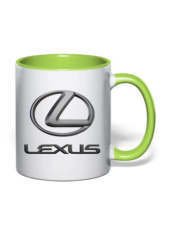 Чашка с печатью "Lexus" 330 мл (цвет салатовый) (32672) No Brand (363867230)