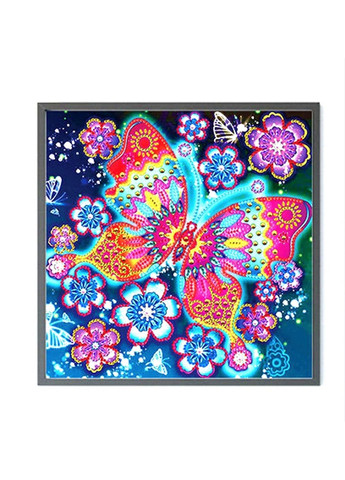 Алмазная вышивка светящаяся ночью Бабочка цветы алмазная мозаика по номерам No Brand 5916 (282959770)