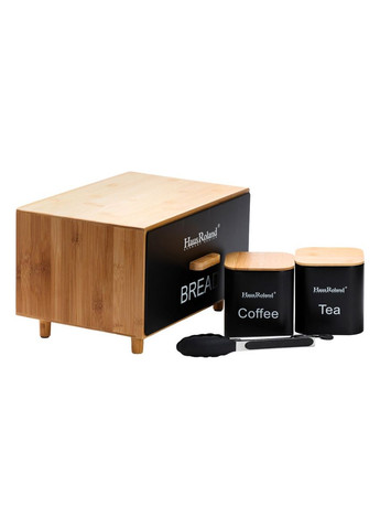 Кухонный набор для хранения продуктов, черный. Jooki (358705703)