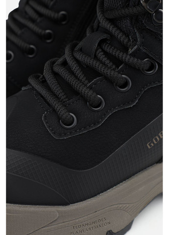 Черные зимние ботинки для девочки цвет черный цб-00286211 Kimboo