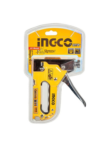 Степлер металевий Super Select 4-14 мм (HSG14018) Ingco (314470658)