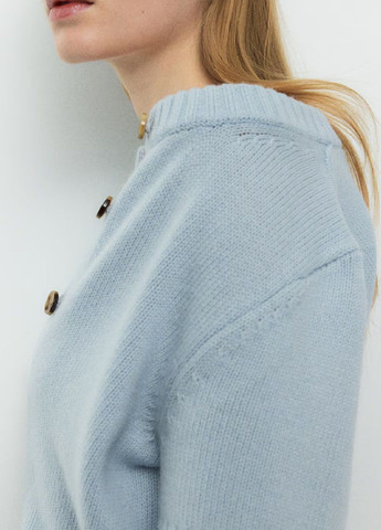 Светло-голубой демисезонный кардиган H&M