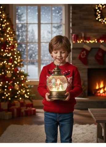 Нічник Сніговики WDL-2103C зі святковим підсвічуванням та музичним супроводом (2104618710) No Brand (362209716)