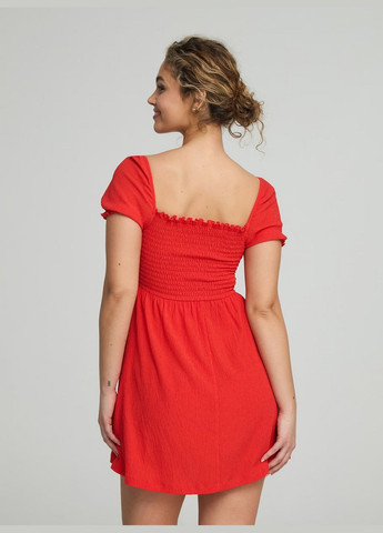 Красное повседневный платье жен Terranova однотонное