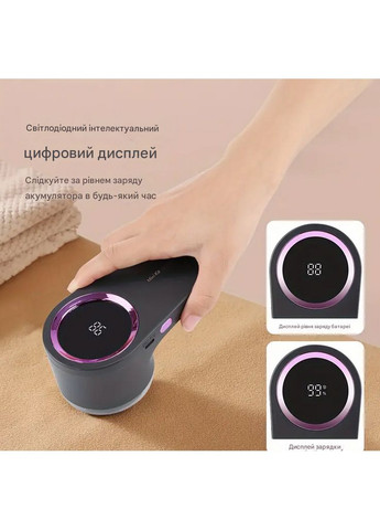 Машинка для стрижки колтунцев аккумуляторная с дисплеем C009 No Brand (362027663)