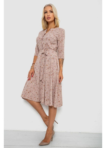 Бежева сукня софт з принтом Ager